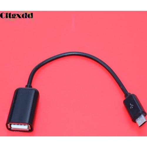 Cltgxdd 1PCS New Micro USB Connector OTG Cable Data Transfer Micro USB Male to USB 2.0 Female Adapter for Samsung HTC Android