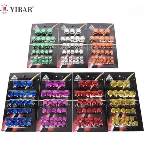 30Pcs/lot Motorbike Screw Nut Bolt Cap Cover Motorcycle Screw Nut Cover Cap Decoration Car Styling