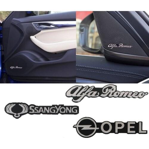 3D Car Styling Sticker Aluminum Emblem interior Speaker audio Badge for SUZUKI DZire IGNIS Alto Spacia Jimmy VITARA SX4