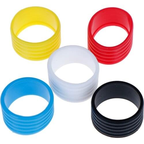 4pcs Tennis Racquet Band Overgrips New Stretchy Tennis Racket Handles Rubber Ring