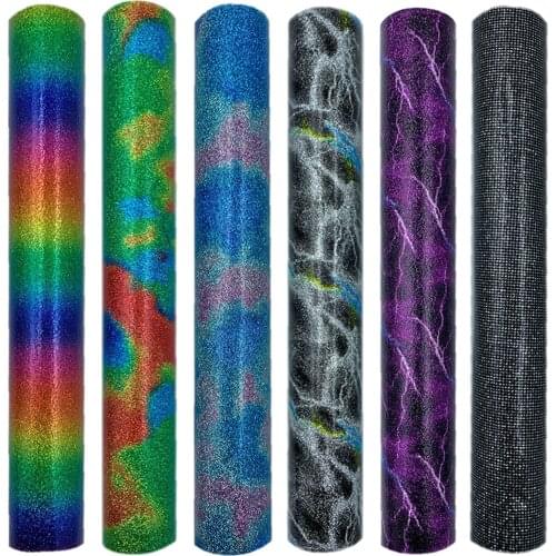 7 Rolls Heat Transfer Vinyl Bundle, 11.8x9.8 inch Iron on Vinyl Sheet for T-shirts DIY Design Decoration