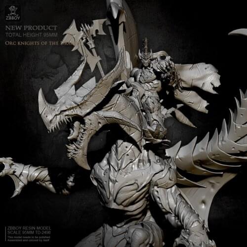 95mm Unpainted GK Resin Figure Scale Model Kit Resin Colorless Self-Assembled Toy No.024