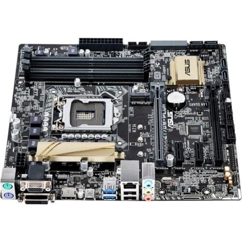 Used Asus Z170M-PLUS 1151 pin DDR4 Z170 motherboard