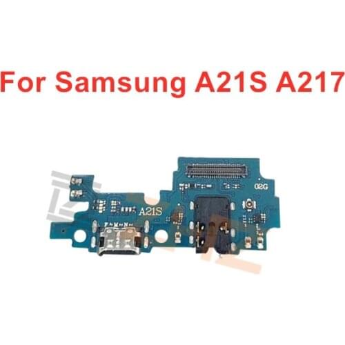 For Samsung Galaxy A21S A217 USB Charger Port Dock Connector PCB Board Ribbon Flex Cable phone screen repair spare parts