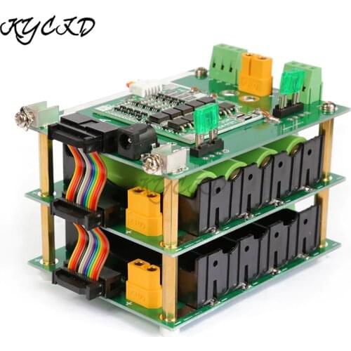 4S BMS 16.8V Power Wall Build Li-ion Lithium Box 18650 Battery Pack Holder Case 30A 60A 90A Balanced Board DIY Ebike Power Bank