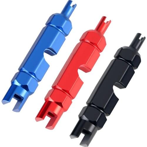 Axle Bicycle Bike Repair Tool Fit Bicycle Valve Core Tool Multi Function Air Nozzle Extension Disassembly Wrench