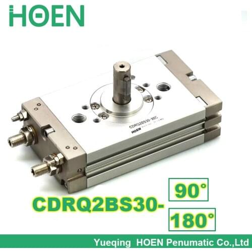 Compact Rotary Actuator CRQ2 Rack & Pinion Type Air Pneumatic Cylinder CRQ2BS30-90 CDRQ2BS30-90 CRQ2BS30-180 CDRQ2BS30-180 C