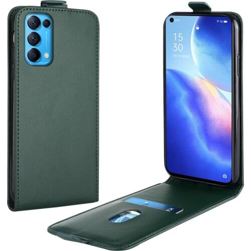 Flip Up and Down Leather Case for OPPO Find X3 Lite Case CPH2145 PDEM10 Vertical Cover for Find X 3Lite Case Phone Bag