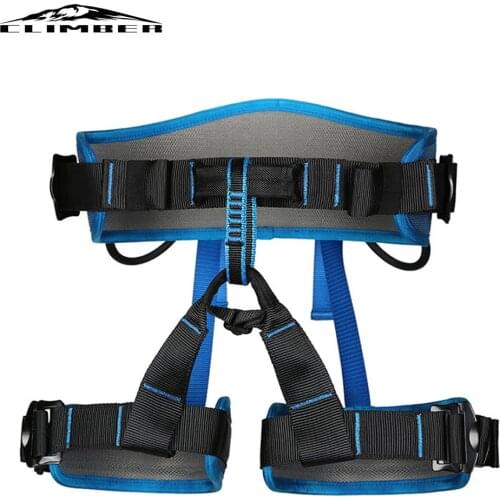 【New store 】 Camping Safety Belt Rock Climbing Outdoor Expand Training Half Body Harness Protective Supplies Survival Equipment