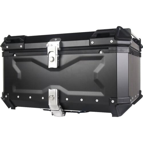 45L 55L 65L Embossed X Aluminum Alloy Tail Box Electric Motorcycle Trunk Quick Release Storage Luggage