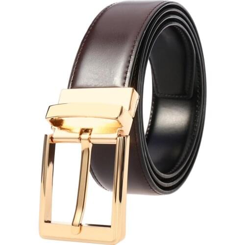 Hot Men Real Cow Leather Belt Business Affairs Casual Belt Simplicity Alloy Pin Buckle Belt Split Leather Alloy Pin Buckle Belt