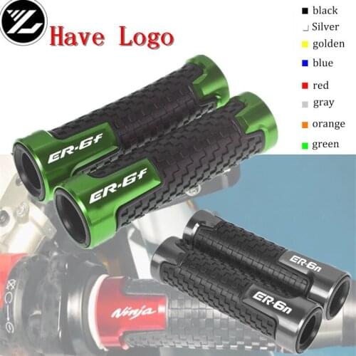 Handle 7/8"22mm Motorcycle handlebar grips & handle bar ends hand cap for KAWASAKI ER-6F ER6F NINJA ER6N ER 6N ER-6N 2009-2016
