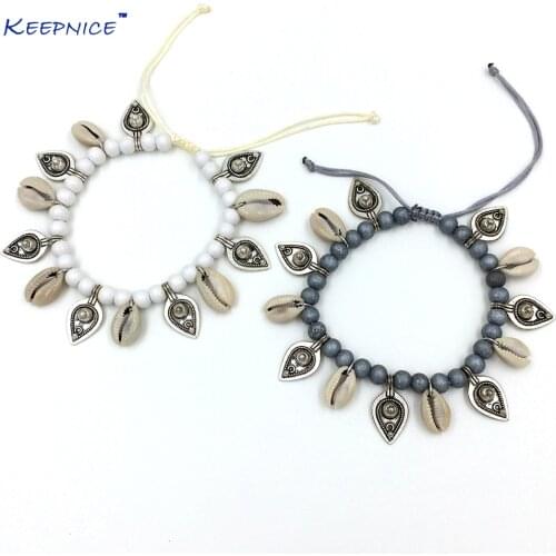 Handmade BAREFOOT SANDALS Boho Barefoot Beach Bohemian Anklet Hippie Style Ankle Bracelet Handmade Gypsy Wedding Party Jewelry