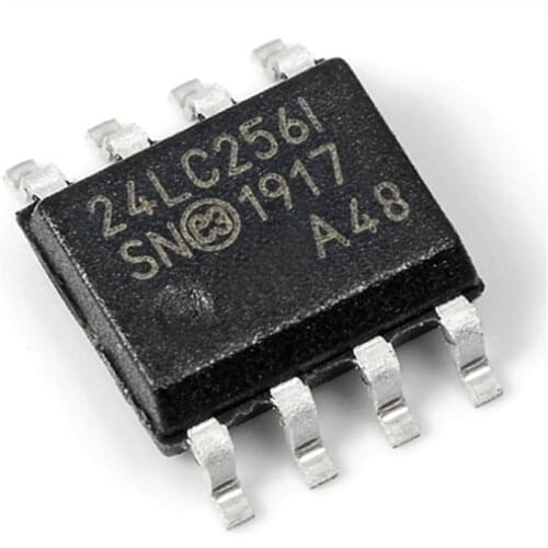 10PCS 24LC256-I/SN SOP 24LC256I SMD 24LC256 SOP-8 Erasable Program Memory Memory IC Chip Electronic Component Integration