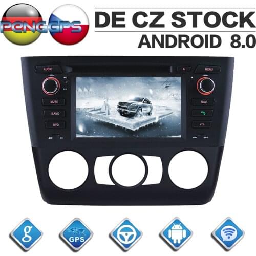 Octa Core CD DVD Player 2 Din Stereo Android 9.0 Car Radio for BMW E81 1 Series BMW E82 1 Series BMW E83 1 Series