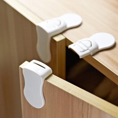 Baby Safety Lock Security Protector Lengthened Bendy Plastic Locker Quality Safety Locks for Children Cabinet Door Drawer