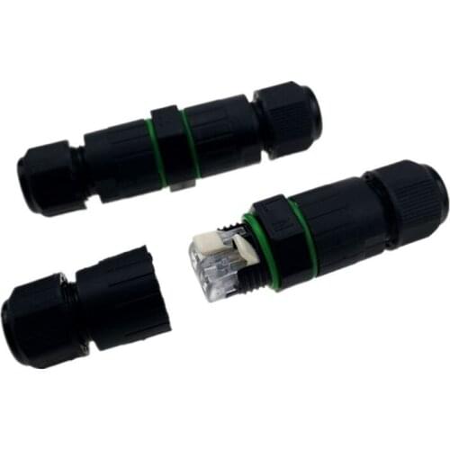 2pin IP68 Waterproof Cable Connector Socket Electrical Wire Plug Adapter Outdoor