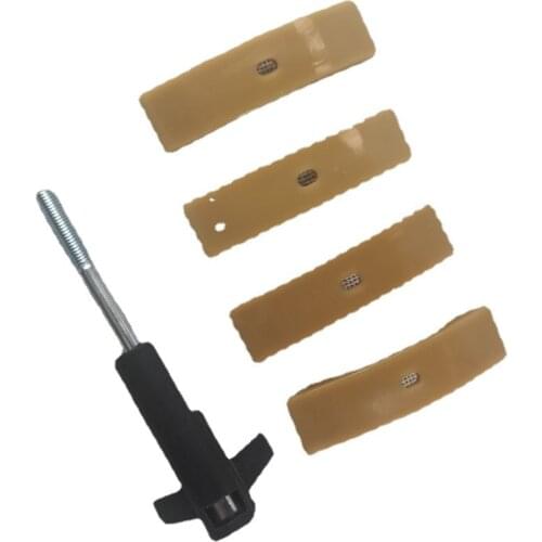 4pcs Turbo Timing Camshaft Chain Tensioner Shoe Pads + Halter for 1.8T Golf Beetle Jetta A4 TT 058109088K, 058109088B