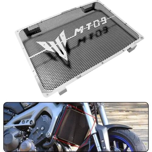 Motorcycle Accessories Radiator Grille Cover Guard For Yamaha MT09 FZ09 MT 09 Grill MT-09 Radiat Black Grey Red 2014-2017