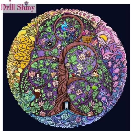 3D Pattern Diamond Embroidery DIY heart tree Diamond Painting Cross Stitch Full round Drill Rhinestone Painting Decor Christmas