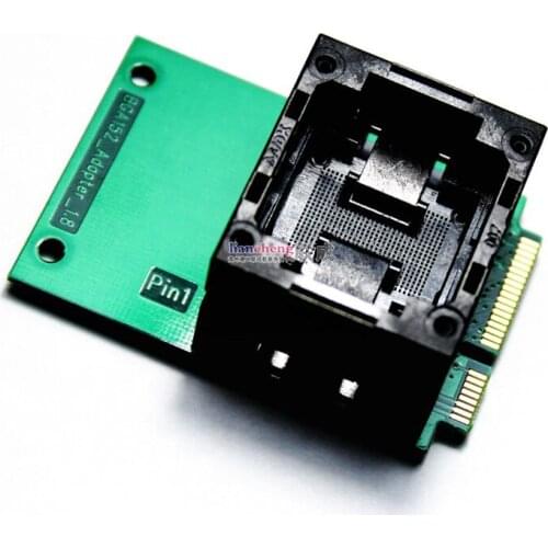 BGA152/132 Push-down Shrapnel Convert to Msata Test Socket 8CE NAND Flash Test Socket