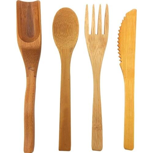 Teaspoon drinking tea feeding tea pet Japanese style tea art bamboo natural tea spoon