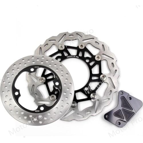 For Honda FORZA 250 2000 - 2004 CNC Front Rear Brake Disc Disk Rotor Kit 2001 2002 2003 Motorcycle Replacement Accessories