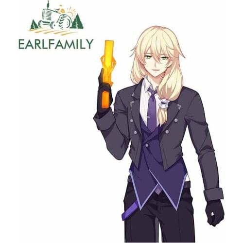 EARLFAMILY 13cm x 8cm For Anime Motorcycle Car Stickers Vinyl Material Decal Fashion DIY Waterproof Sunscreen Scratch-Proof