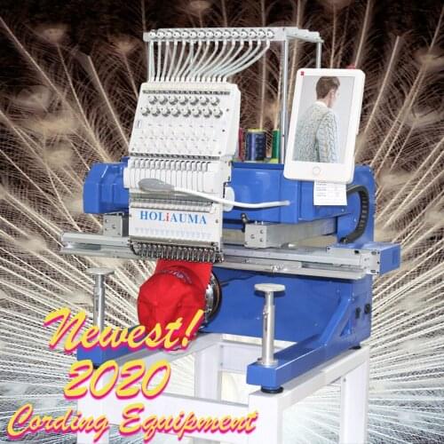 HOLiAUMA Single head newest dahao system multi function industrial automatic embroidery machine japan made sewing for kenya