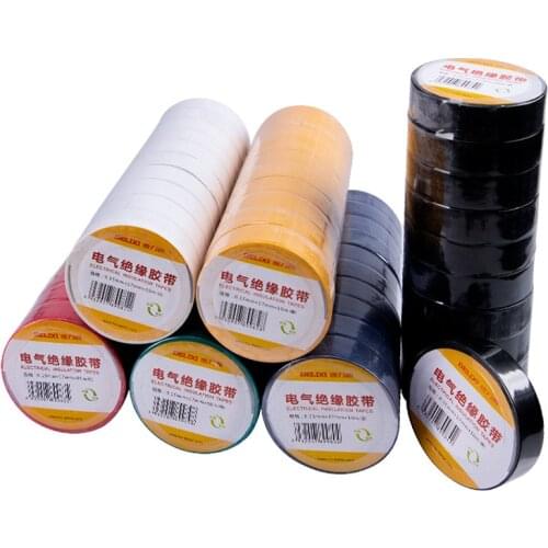 Electrical tape insulation electrical tape waterproof flame retardant PVC red white black wire electrical roll tools