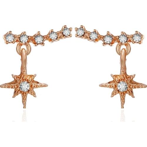 Korean Temperament Super Flash Earrings Retro Earrings Long Tassel Drop Shape Earring Earring Girlfriend Gift