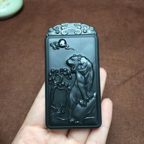 Hetian Yuqing Yuhu Hushengwei pendant 2719