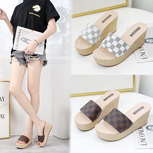 Summer Bow Open Toe Sandals Women Square Heel Breathable Beach Shoes