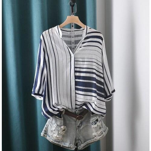 Women's Striped Shirts LIZHIQI China