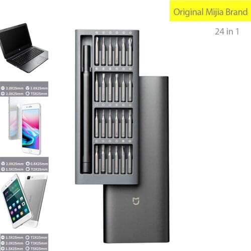 Xiaomi Mijia Precision Screwdriver 24 in 1 Screwdriver Set Tool Kit Magnetic S2 Bits Xiomi Repair Tools For Smart Home
