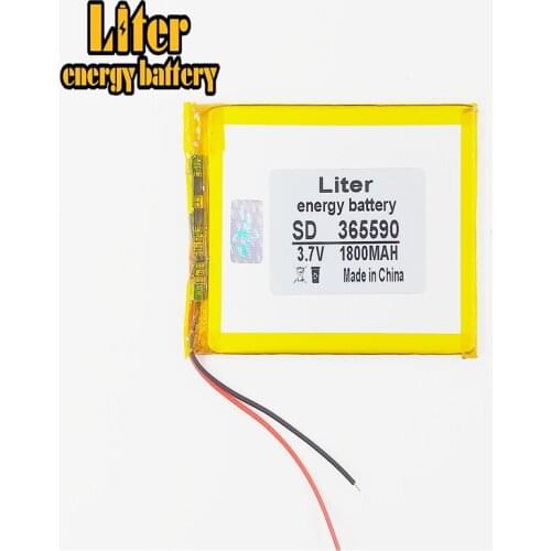 The new high-capacity polymer battery 3.7V rechargeable batteries lithium batteries Tablet PC battery 365590 1800mah GPS