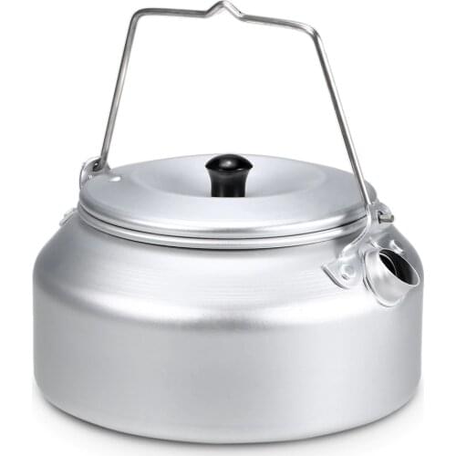 0.8L Portable Ultralight Aluminum Water Bottle Outdoor Camping Water Kettle Outdoor Coffee Pot Teapot for Hiking