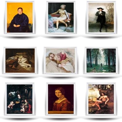 Classical Man Woman Mother Poster Canvas Print Painting Wall Art Living Room Home Decoration