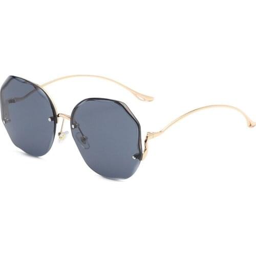 Vintage Oval Sunglasses For Women Luxury Brand Elegant Small Sun Glasses Men Hip Hop Uv400 Eyewear Shades