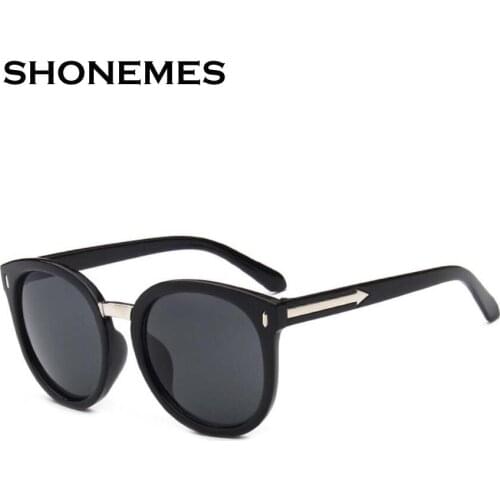 New Fashion Arrow Round Sunglasses Women Vintage Design for Ladies Big Frame Oversized Shades Female Eyewear Retro Sun Glasses