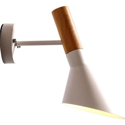 Modern Nordic American style Wall Lamp White bedroom living room bed Vintage indoor wall light sconce Cafe Bar Lustre