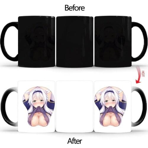 Super sexy pictures Magic Mug,Heat-sensitive Reactive Ceramic Cup Changing Coffee Mugs,coffee cups office Drinkware BSKT-104