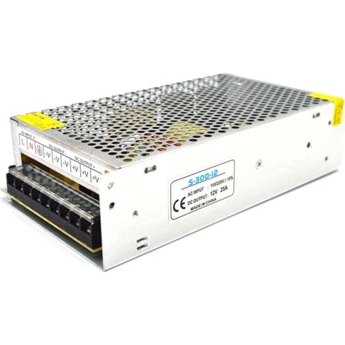 Switching Power Supply 12 Volt 25A Lighting Transformers 12V Transformer 220V to 12V 300W Power Adapter LED Driver Fonte 300W