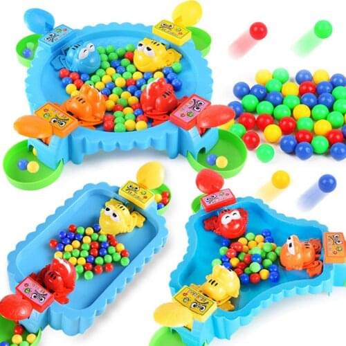 Creative Desktop Interactive Game Hungry Frogs Eating Beans Toy Parent-Child Table Games Kids Board Strategy Puzzle Fidget Toys
