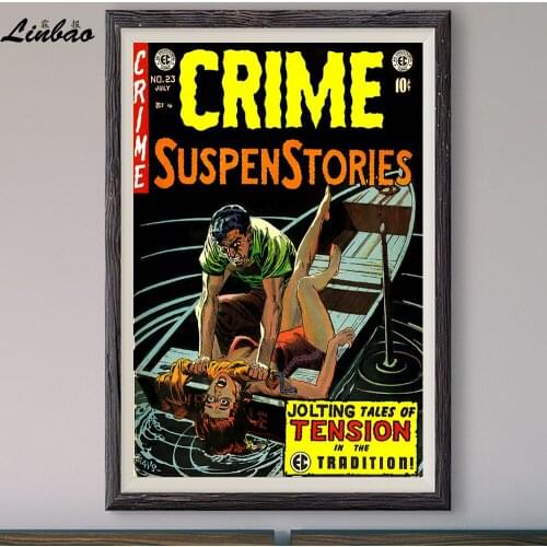 V153 1954 Jolting Tales! Vintage Classic Movie Custom Silk Poster Home Deco Wall Art Christmas Gift