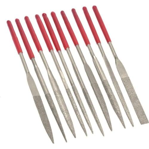 High Quality 10 Pcs/Set Guitar Fret Nut Saddle Slot Pickguard Grinding File Set Guitar Repair Tool for Guitar Accessories