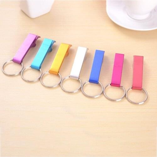 1pcs Portable Keychain Beer Bottle Opener 4 In 1 Pocket Aluminum Beer Wine Bottle Opener Can Personalized Logo Nice Gift