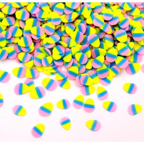 10g/Lot Ice Cream Slices Sprinkles For Slime Supplies Toy Polymer Clay Charms Accessories Addition For Fluffy Clear Slime