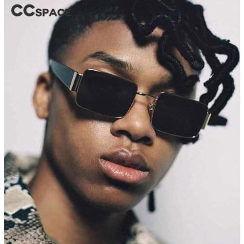 46115 Retro Steam Punk Square Sunglasses Men Women Fashion Shades UV400 Vintage Glasses