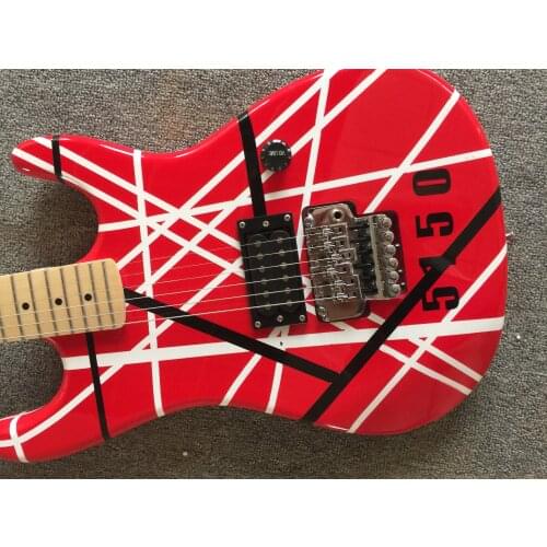 Free delivery / red high quality double shake vibrato Guitar / China Electric Guitar